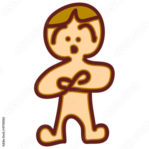 funny cartoon hand-drawn