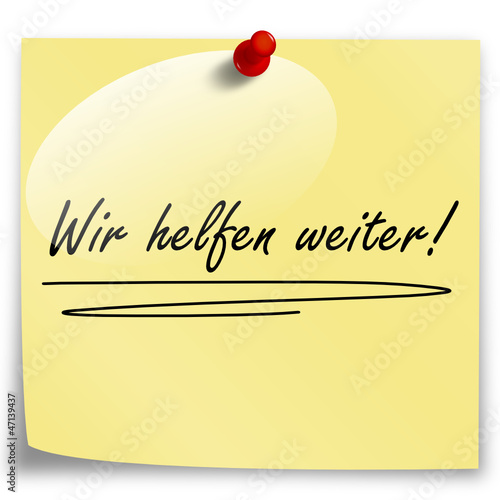 Post - It Wir helfen weiter!