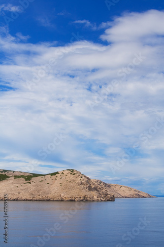 Nature background, Beautiful rocky Mediterranean coast