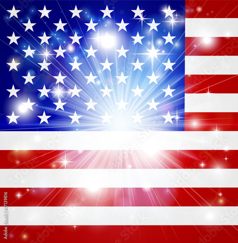 American flag background
