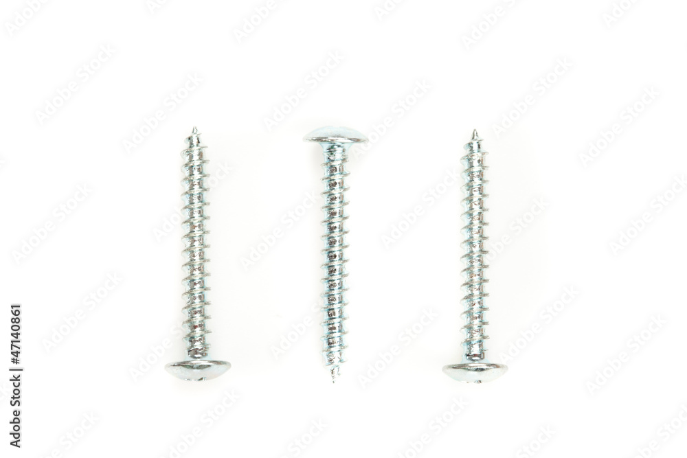 Screws in a row
