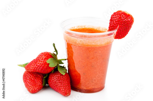 Strawberry smoothed