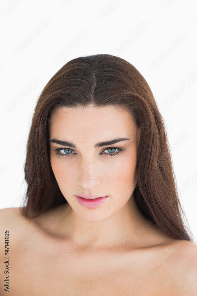 Female beauty looking at camera Female beauty looking at camera