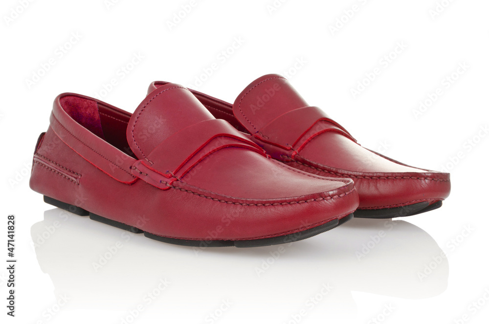 Male shoes isolated on white Male shoes isolated on white