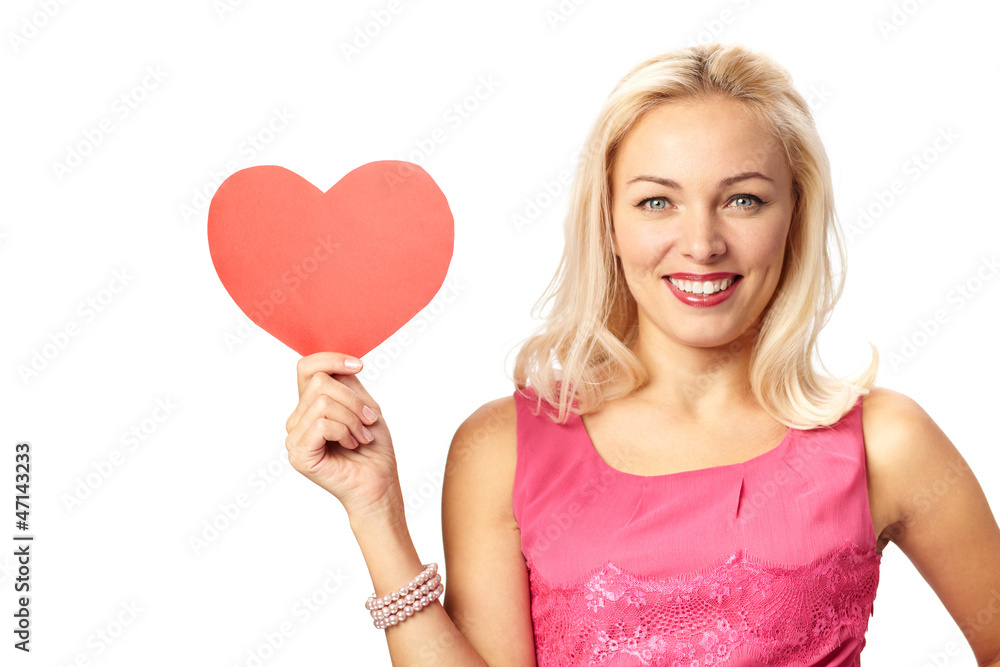 Woman with heart Woman with heart
