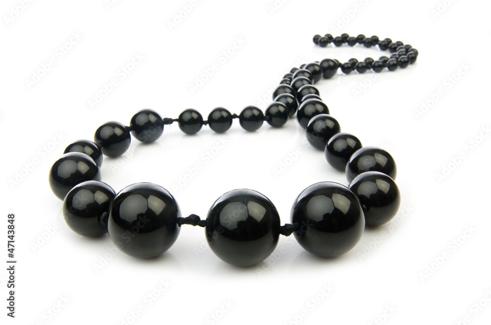 Nice necklase isolated on the white Nice necklase isolated on the white