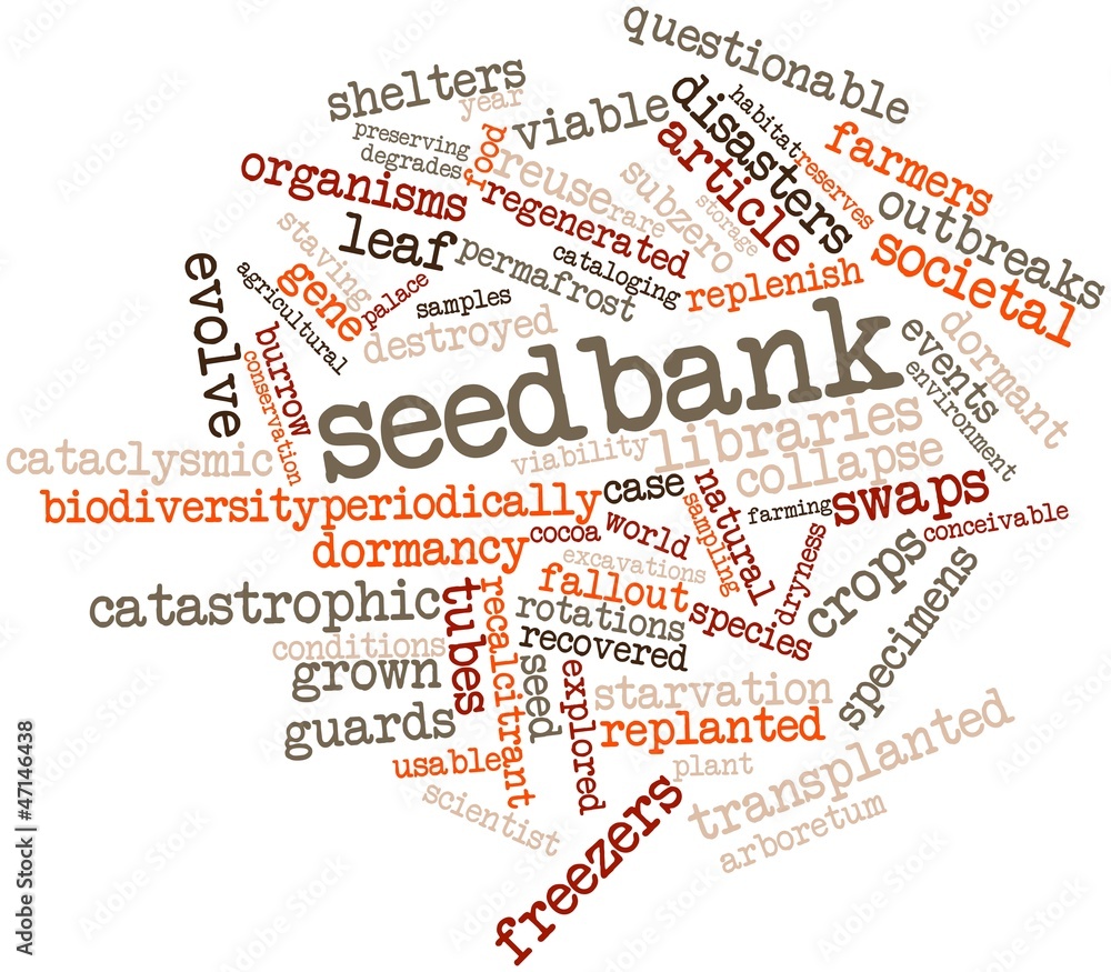 Word cloud for Seedbank