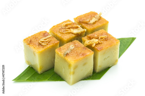 Coconut custard squares