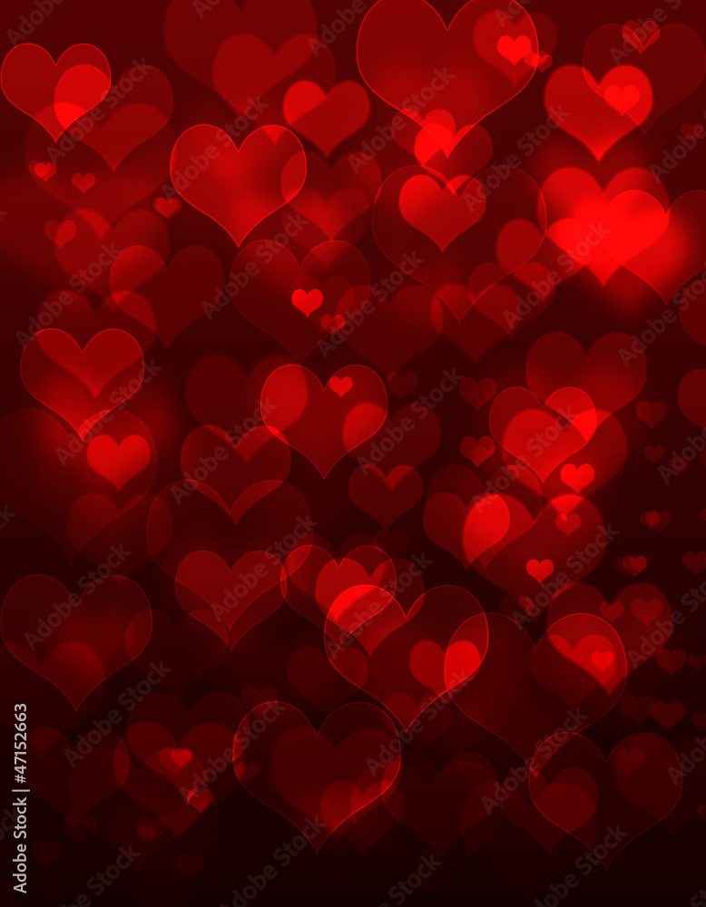 hearts background