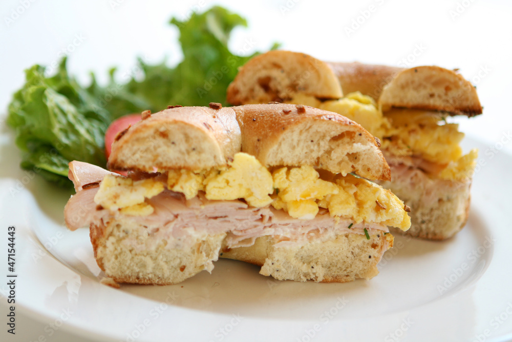 Scrambled Egg Bagel Scrambled Egg Bagel