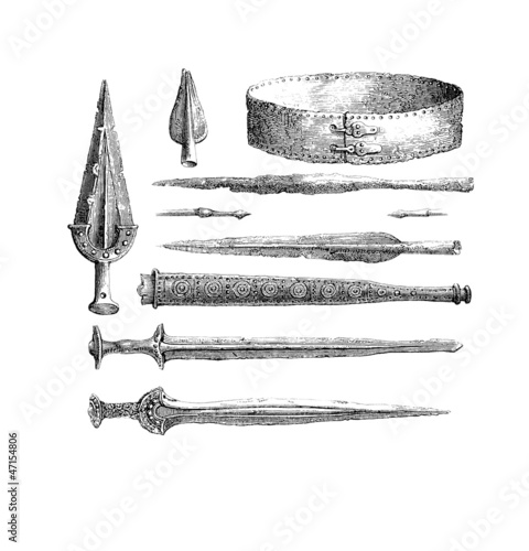 Fotografie Archeology - Ancient Greece : Weapons