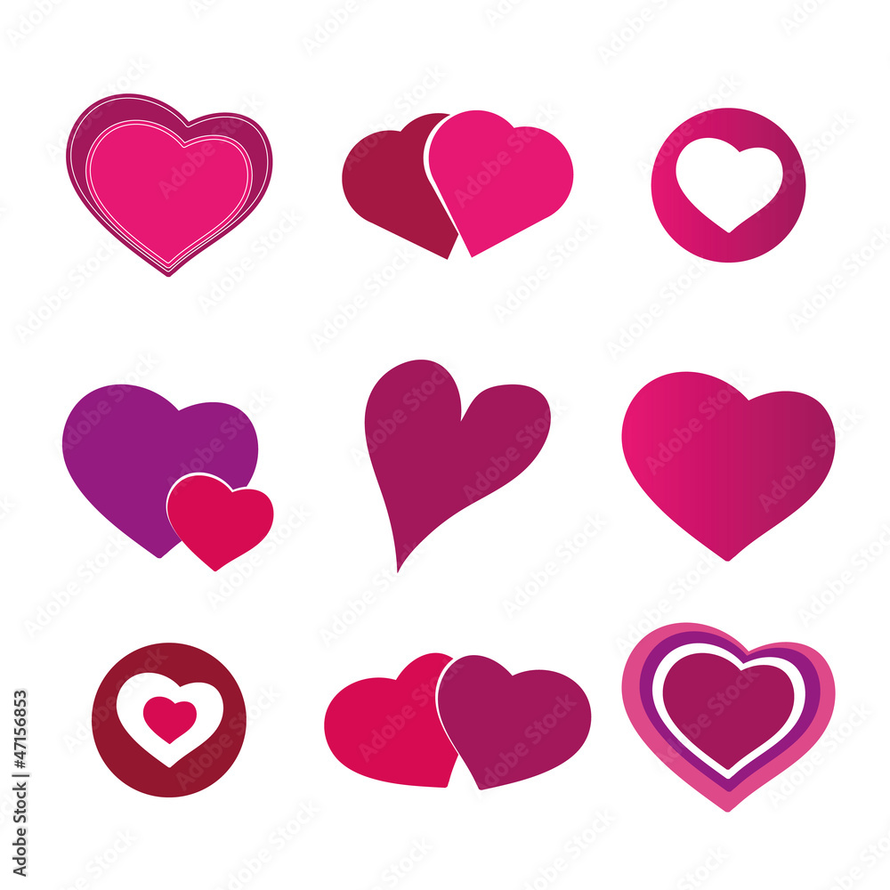 Colorful Hearts - Valentine's Day Colorful Hearts - Valentine's Day