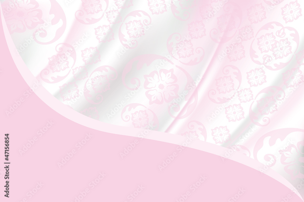 Card template with fabric pattern in light pink Card template with fabric pattern in light pink