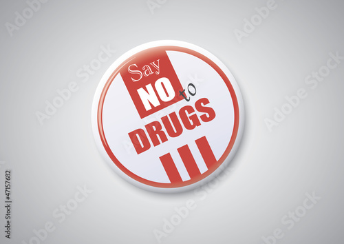 Say No To Drugs - Button Badge