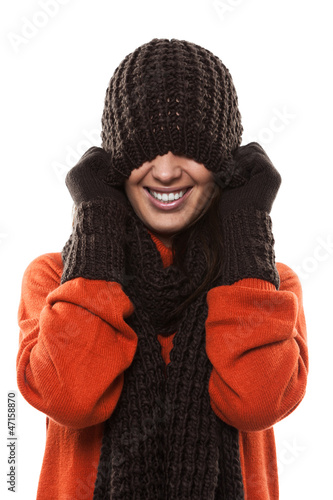 Obraz na płótnie Verspielte Frau