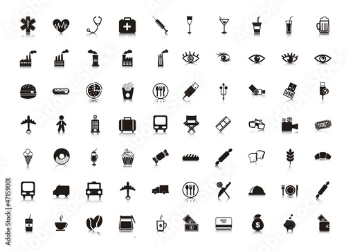 silhouettes icons