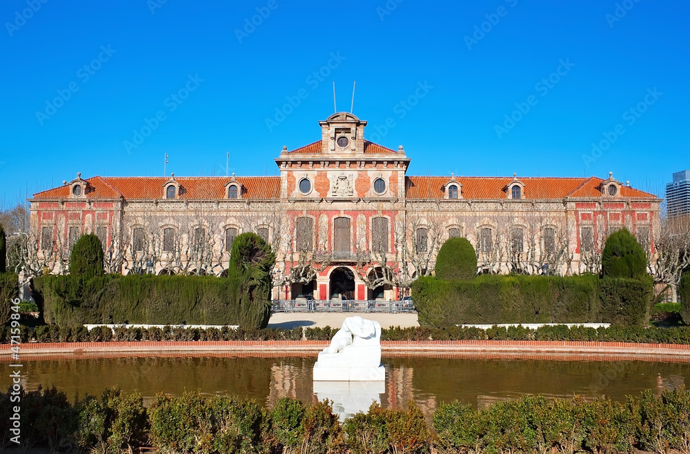 Naklejka premium Parliament de catalunya