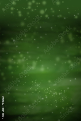 Green christmas bokeh background