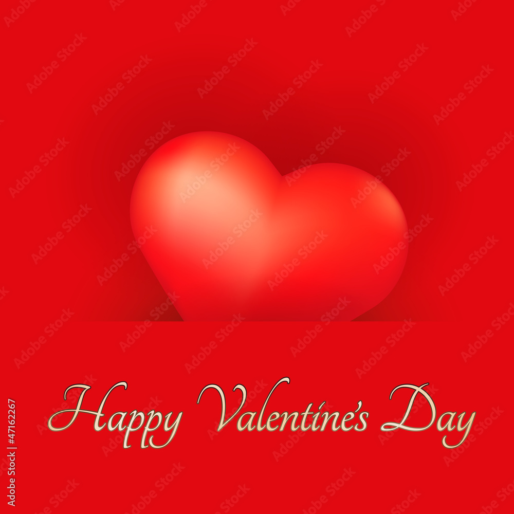 Festive Card with Heart Festive Card with Heart