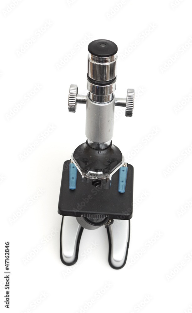 Microscope isolated on white background Microscope isolated on white background