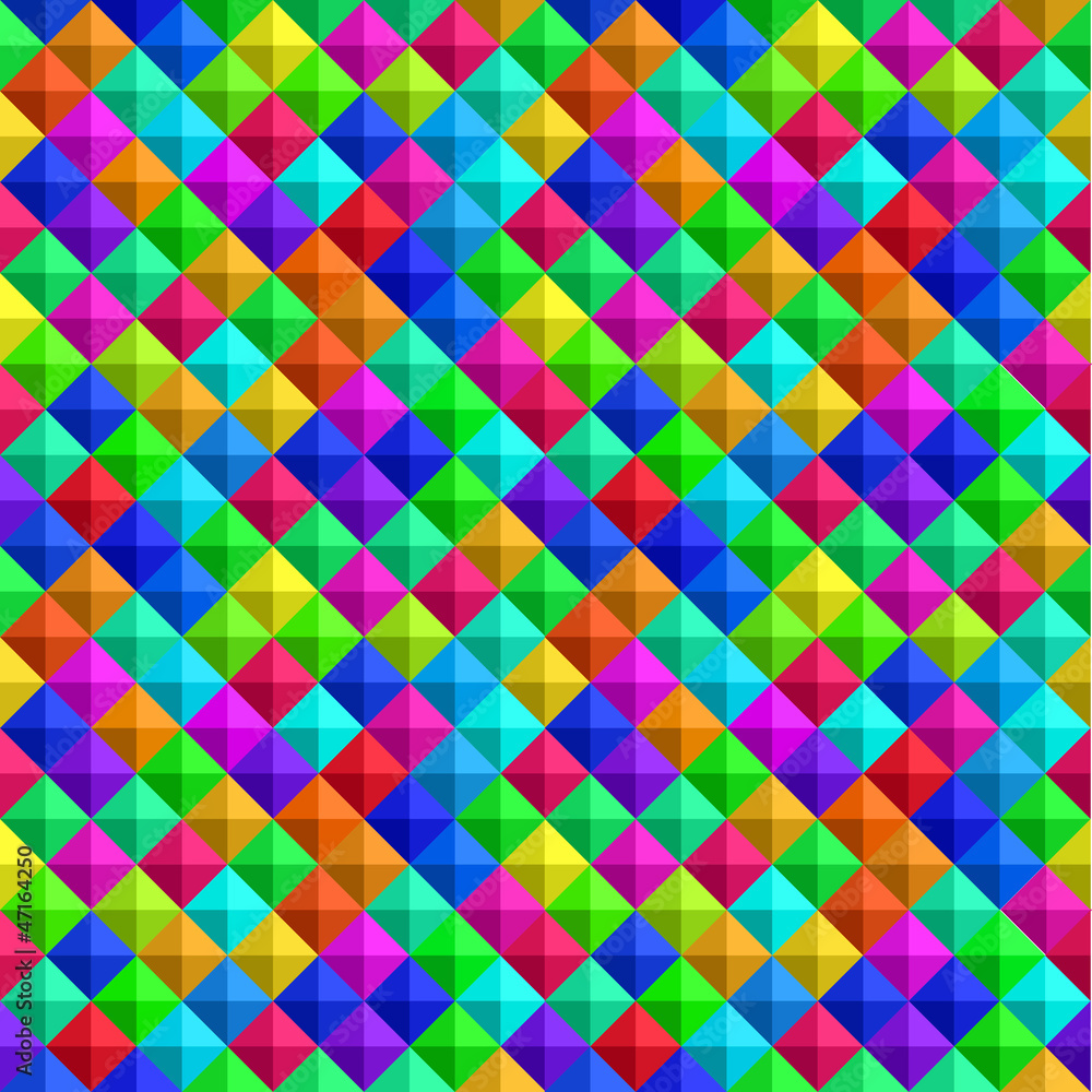 Bold Colorful 3-d Background Bold Colorful 3-d Background