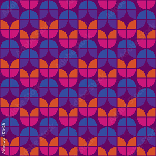 Seamless Colorful Retro Pattern