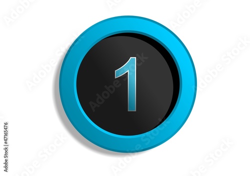 Botão Com o Número 2