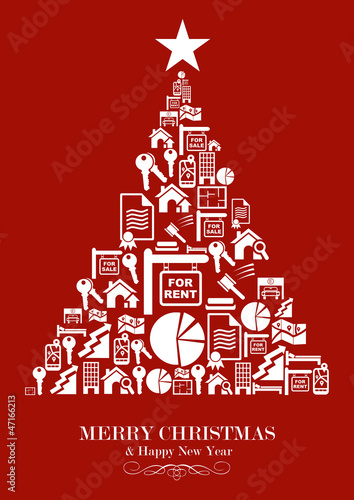 Real estate industry Christmas Tree
