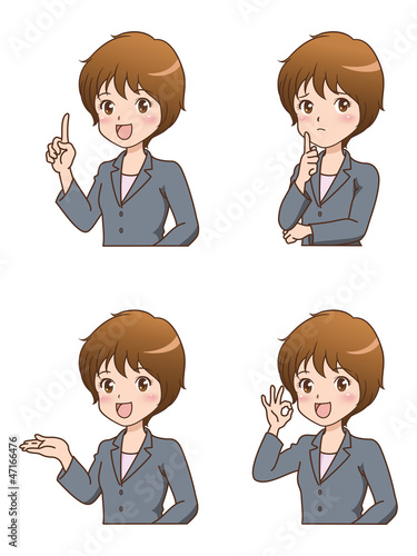 女性/ポーズ