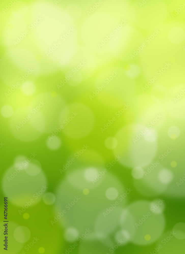 Green bokeh abstract light background Green bokeh abstract light background