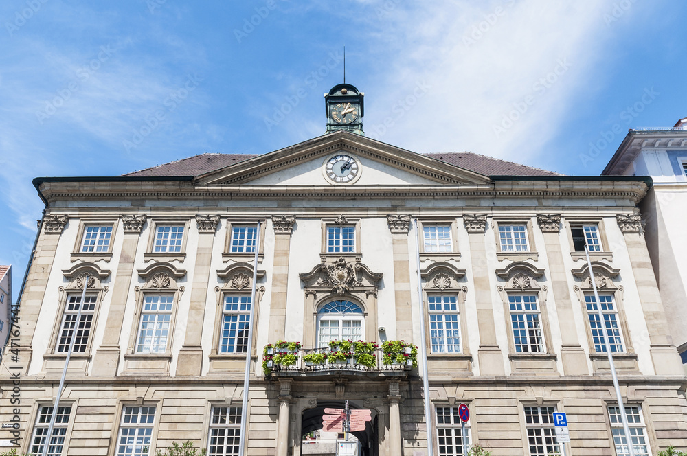 Obraz premium New Town Hall in Esslingen am Neckar, Germany