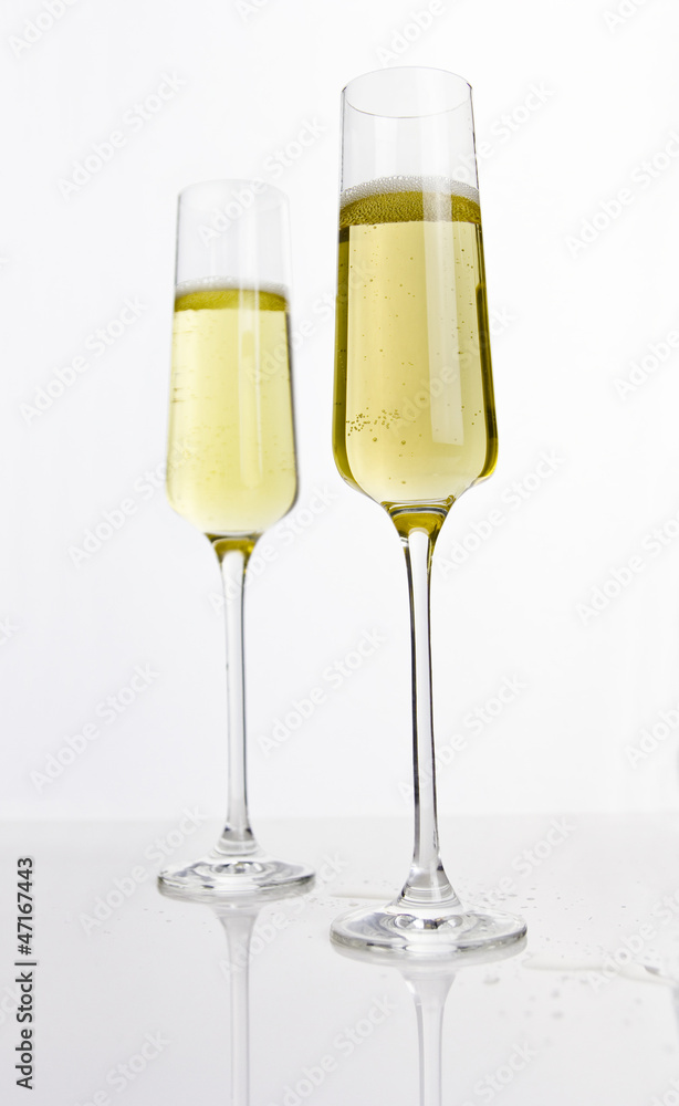 two flutes of champagne two flutes of champagne