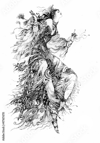 Fotografi Allegory of Butterfly