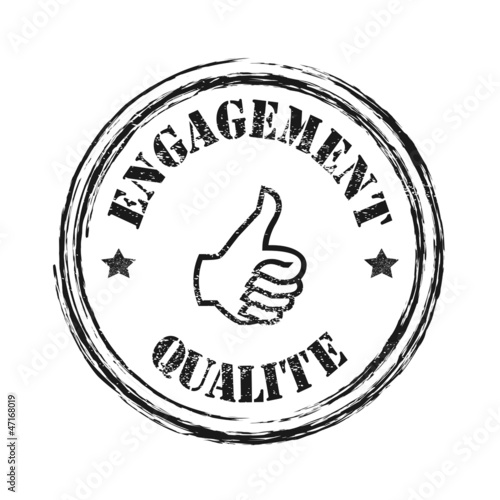Logo engagement qualité.