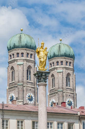 The Mariensäule column in Munich, Germany. © Anibal Trejo
