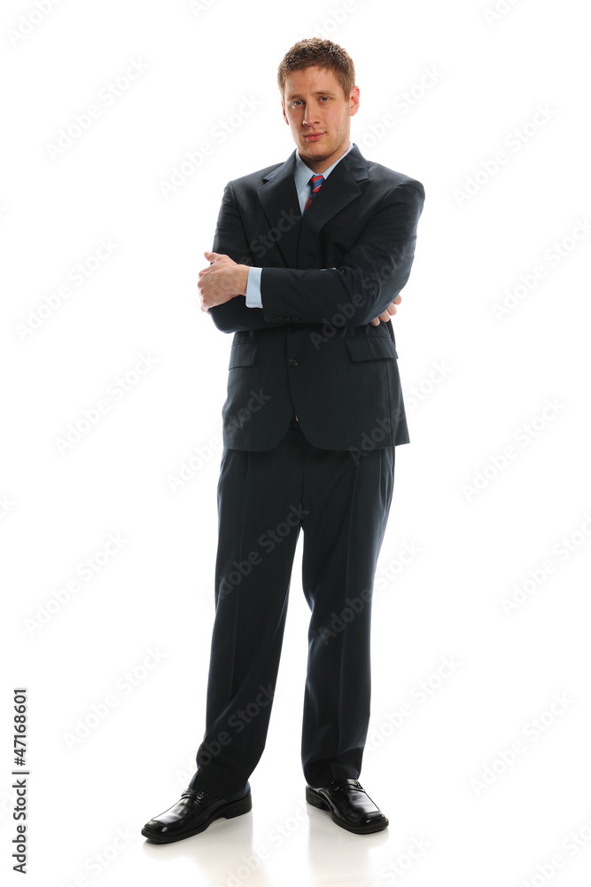 Young Businessman standing with crossed arms Young Businessman standing with crossed arms