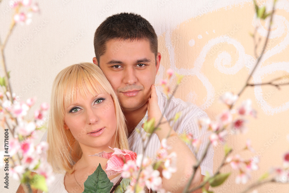 Portrait of loving couple Portrait of loving couple