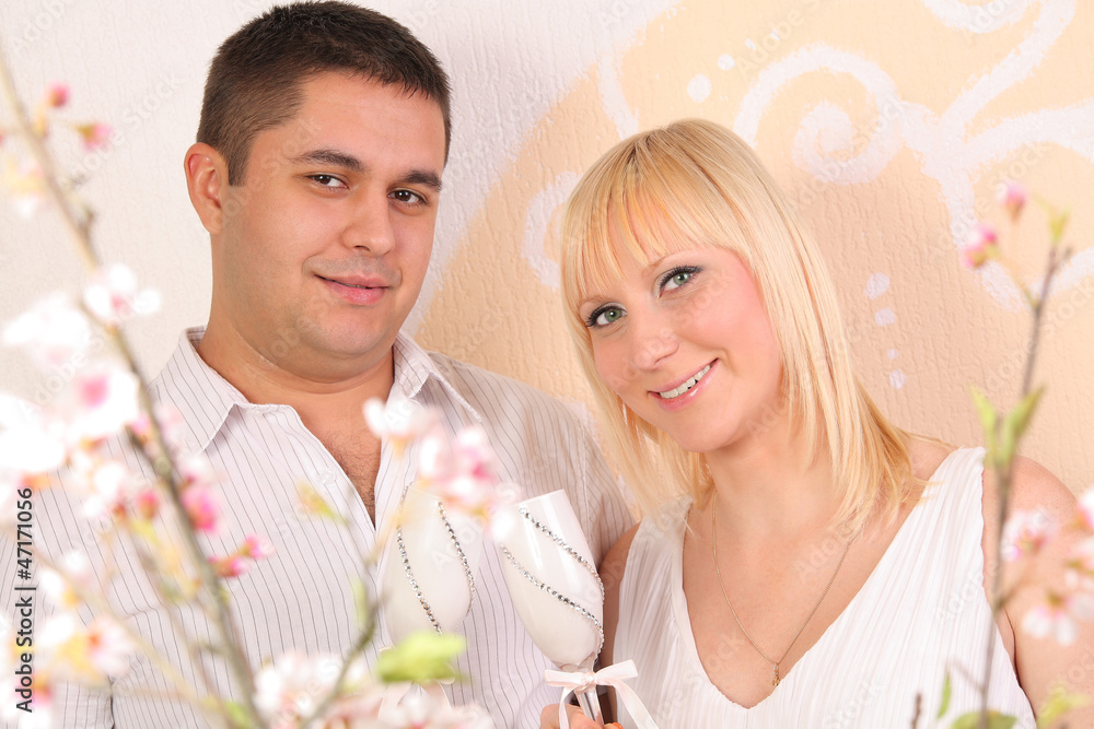 Young love Couple smiling Young love Couple smiling