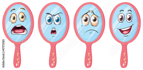 mirrors with face