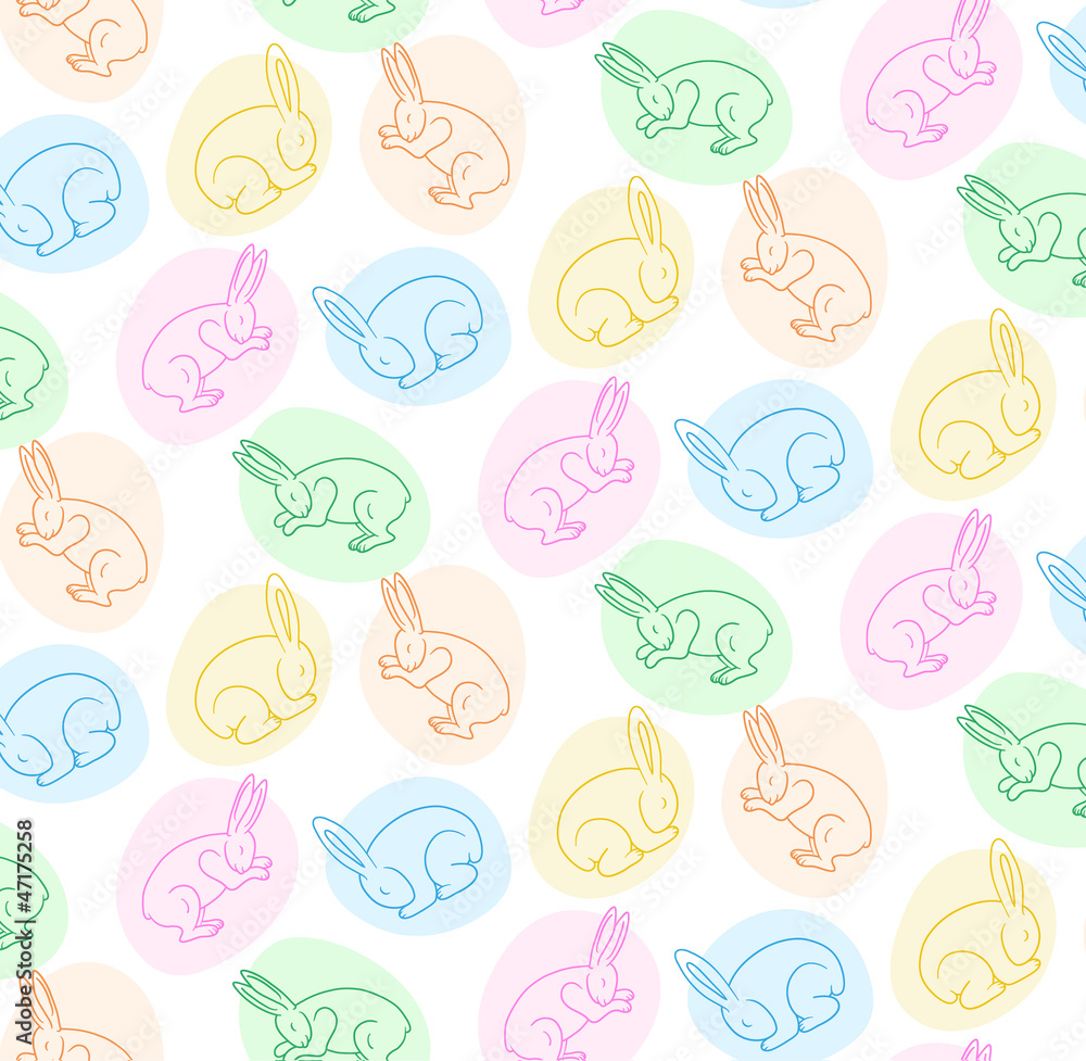 Sleeping rabbits and hares pattern Sleeping rabbits and hares pattern