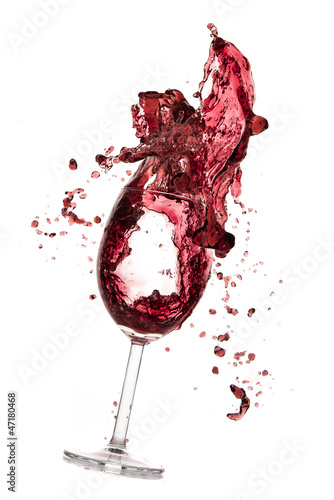 pouring red wine