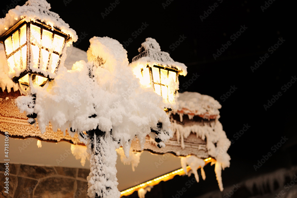 Naklejka premium Street lamp