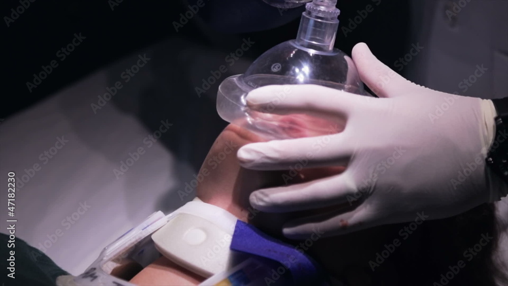 Patient in hospital on severe conditions Patient in hospital on severe conditions