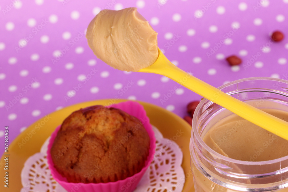 Delicious peanut butter with cake Delicious peanut butter with cake