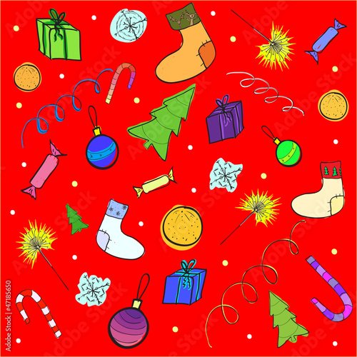 funny Christmas  design elements