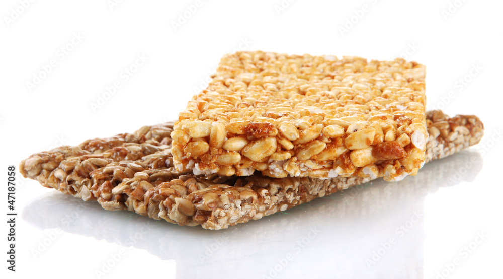 tasty sweets (kozinaki), isolated on white tasty sweets (kozinaki), isolated on white