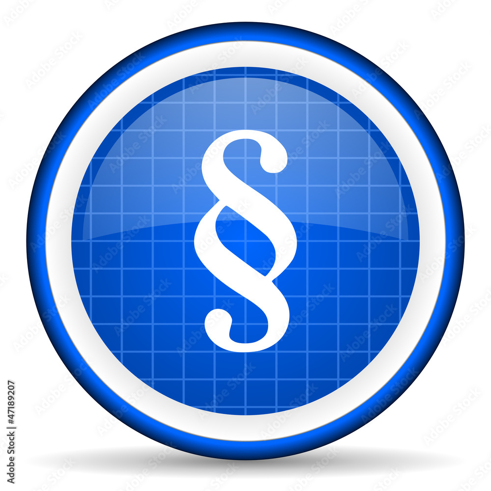 paragraph blue glossy icon on white background paragraph blue glossy icon on white background