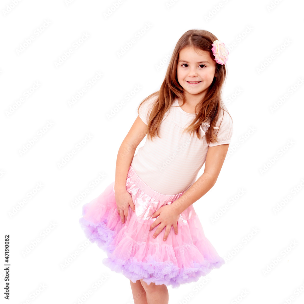 Kleine Dame ganz in Pink Kleine Dame ganz in Pink