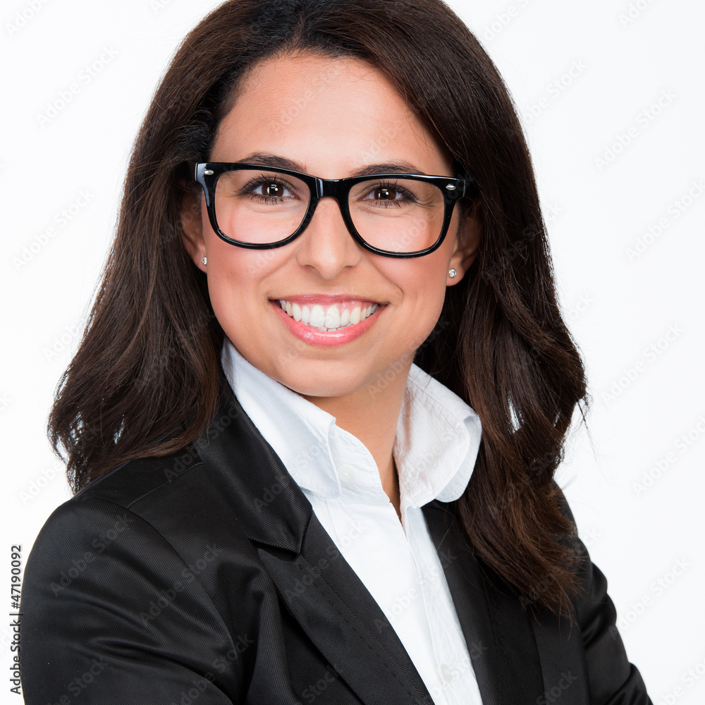erfolgreiche managerin mit brille erfolgreiche managerin mit brille