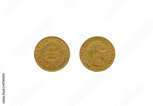 Gold coin photo